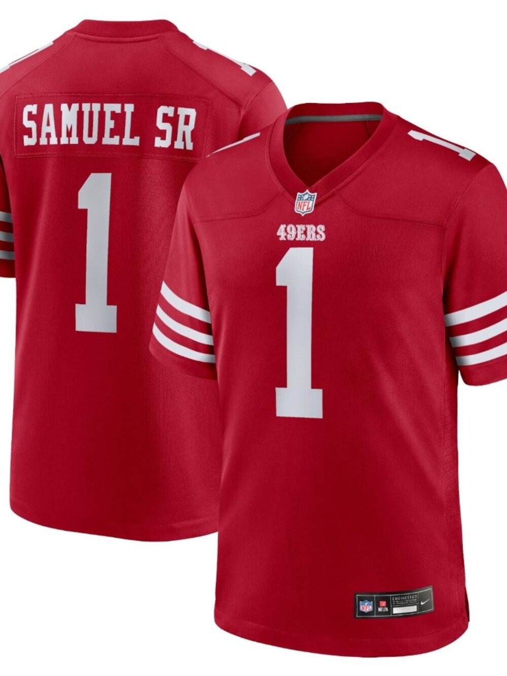 Deebo Samuel Sr San Francisco 49ers Nike Game Red Jersey XL